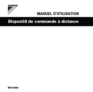 BRC1D528 - EU Remocon Sky air - VRV_4PW23717-1_Operation manuals_French download